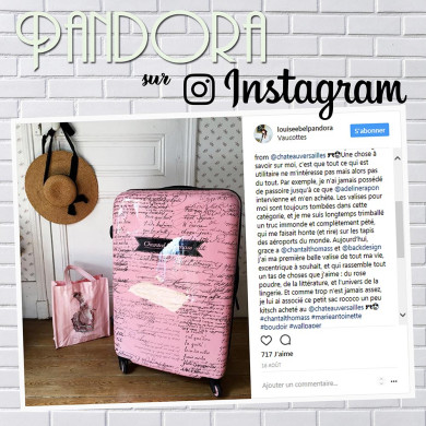 Article Instagram Pandora sur Chantal Thomass