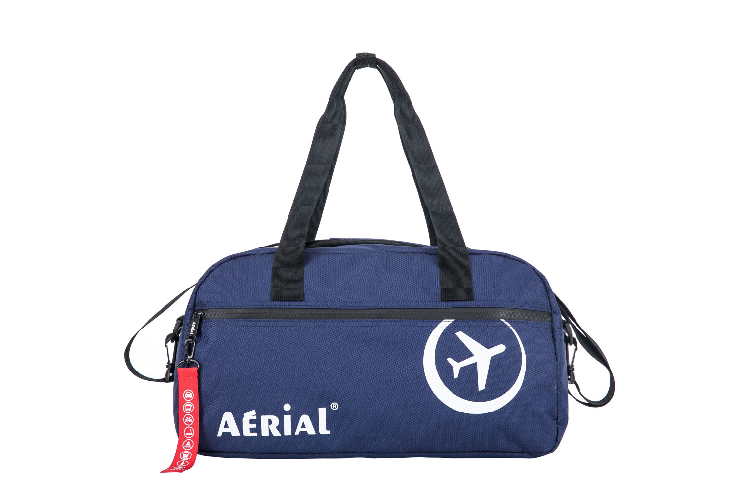 AERIAL - Sac à dos cabine 45x35x20cm - Polyester - Noir-Bleu