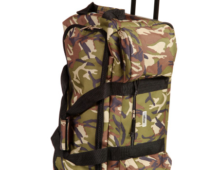 Sac trolley ouverture plombier coloris camouflage kaki 68 cm