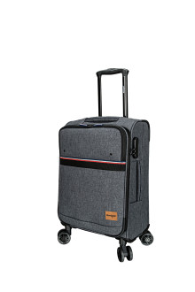 Valise trolley doux bagages valise de voyage tissu bagages à main rouge M rk4214rt-m 